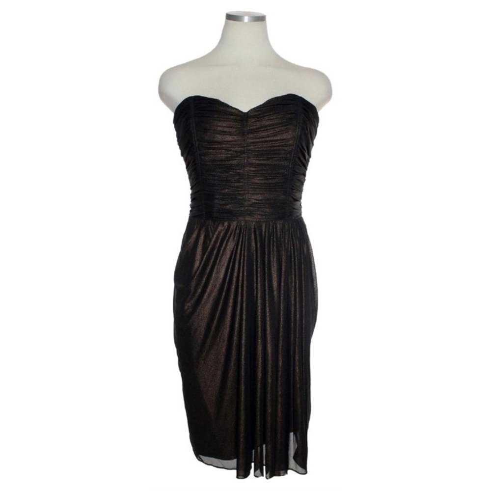 Badgley Mischka Collection Strapless Cocktail